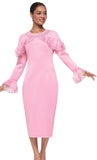 Serafina 7130 mauve pink scuba dress