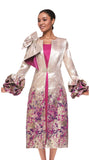 Serafina 7109 fuchsia pink jacket dress