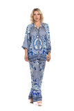 Blue Serenity Palazzo Set