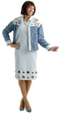 Sharz B London 8092 silver jacket dress