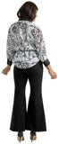 Sharz B London 8122 black pant suit