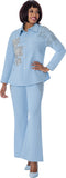 Sharz B London 8292 denim pant set