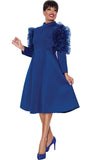 Stellar Looks 1801 royal blue dress