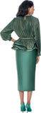 Stellar Looks 601232 green skirt set
