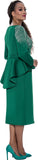 Stellar Looks 1961 Green Scuba Dress
