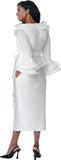 Stellar Looks 600893 white skirt set