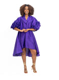 Purple High Low Tunic