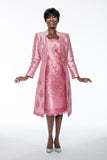 Terramina 3038 lace mauve pink jacket dress