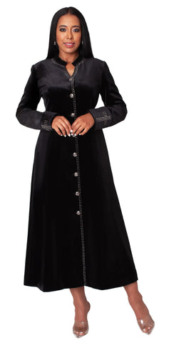 Tally Taylor 41031 Women's black clergy robe