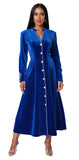 Tally Taylor 41031 Women's royal blue clergy robe
