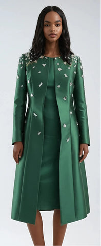Tally Taylor 41034 lush green jacket dress