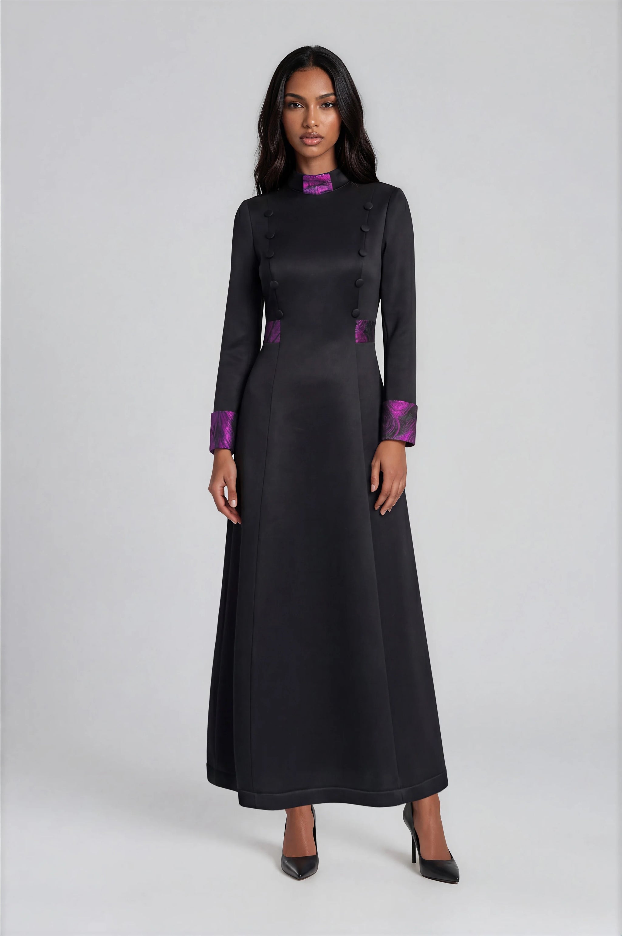 black usher dresses Choir, Clergy, Group, Robes & – Page 2 – Diva's Den Fashion, LLC Color:Royal Blue and Black Bodycon Midi Dress Tutu Baby Girl Birthday it offers a polished