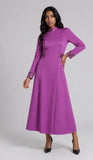 Tally Taylor 41142 scuba purple clergy dress