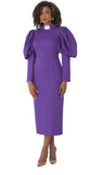 Tally Taylor 4813 purple clergy dress