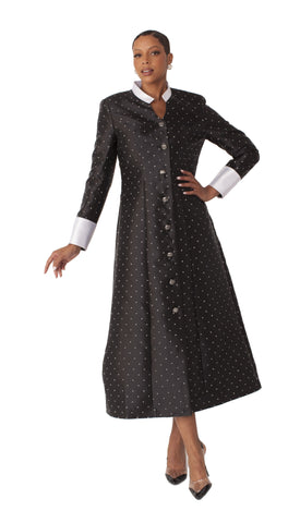 Tally Taylor 4816 women's black clergy robe