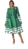 Tally Taylor 4817 green jacket dress