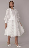 Tally Taylor 4818 white jacket dress