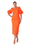 Tally Taylor 4888 orange dress