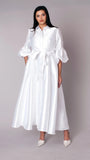 Chancele 9846white maxi dress