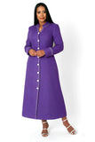 Tally Taylor 41032 purple women's clergy robe