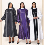 Tally Taylor 41071 women's brocade clergy robe