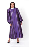 Tally Taylor 41071 woman's purple clergy robe