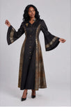 Tally Taylor 4565 women's black clergy robe