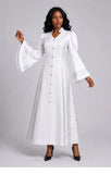 Tally Taylor 4565 women's white clergy robe