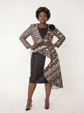 Tally Taylor 4810 brown skirt suit
