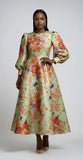 Tally Taylor 4848 mint print maxi dress