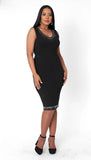 Kayla knit 5312 black dress