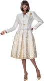 Terramina 7012 champagne gold jacket dress