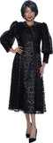 Terramina 7051 black lace dress