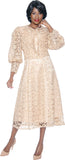 Terramina 7051 gold lace dress