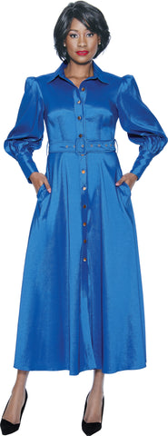 Terramina 7055 royal blue maxi dress