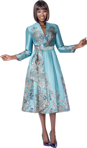 Terramina 7068 tiffany blue dress