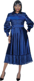 Terramina 7081 Midnight Blue Maxi Dress