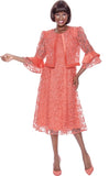 Terramina 7127 Coral Lace Jacket Dress