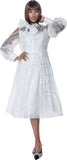 Terramina 7155 white lace dress