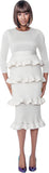 Terramina 7162 cream dress