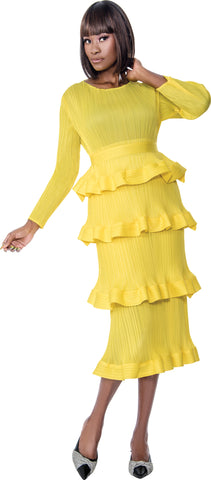 Terramina 7162 yellow dress