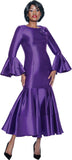 Terramina 7764 purple maxi dress