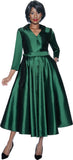 Terramina 7869 hunter green maxi dress