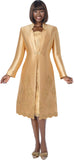 Terramina 3038 lace gold jacket dress