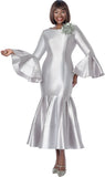 Terramina 7764 silver maxi dress