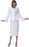 Terramina 7862 white skirt suit