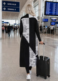 Travel color block legging set