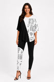 Travel color block Tunic Legging Set
