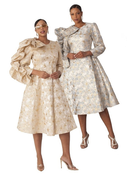 Chancele Dress 9763-White