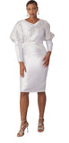 Chancele 9736 white dress
